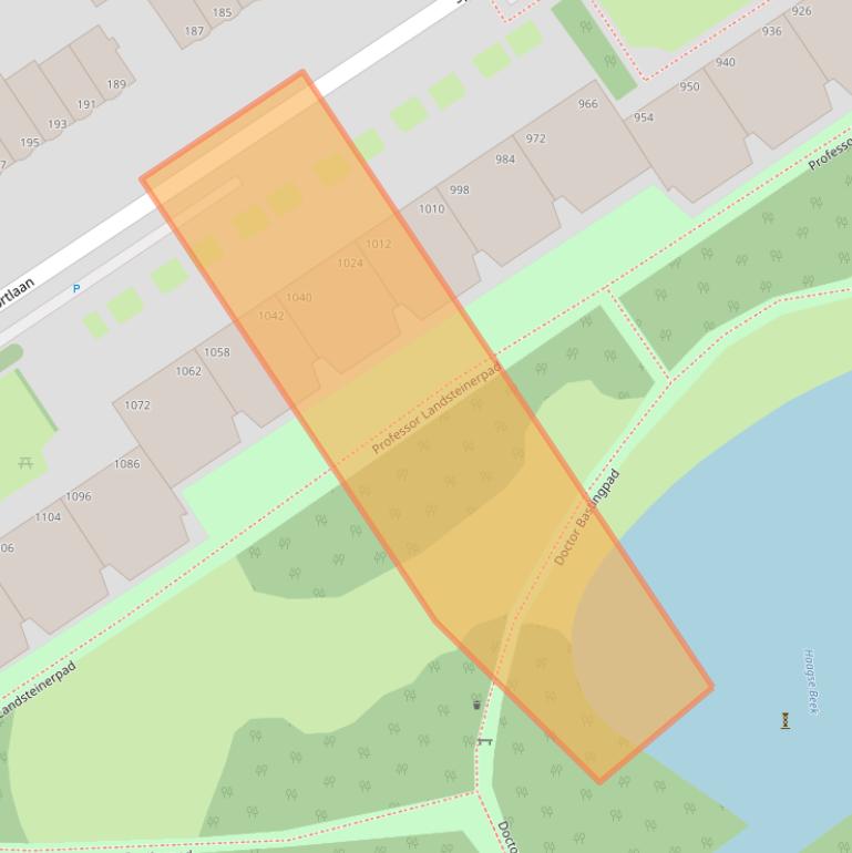 Kaart van postcodegebied 2566NG.