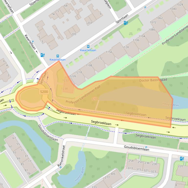 Kaart van postcodegebied 2566NN.