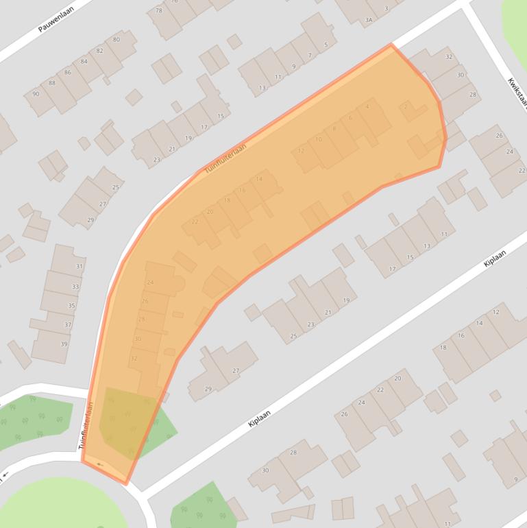 Kaart van postcodegebied 2566SK.