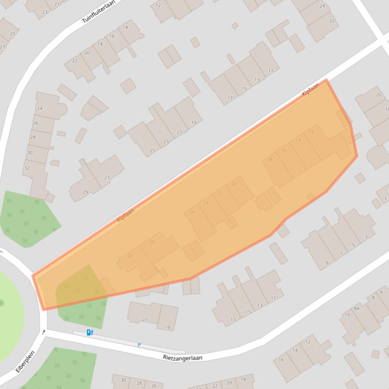 Kaart van postcodegebied 2566SM.