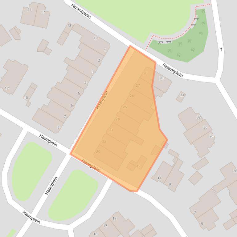 Kaart van postcodegebied 2566VH.