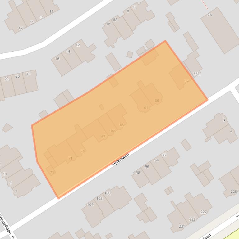 Kaart van postcodegebied 2566WE.