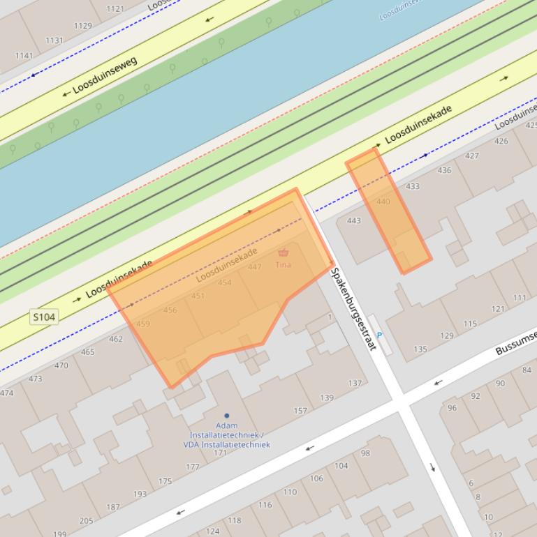 Kaart van postcodegebied 2571CK.