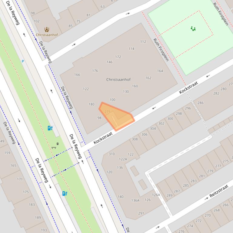 Kaart van postcodegebied 2571TG.