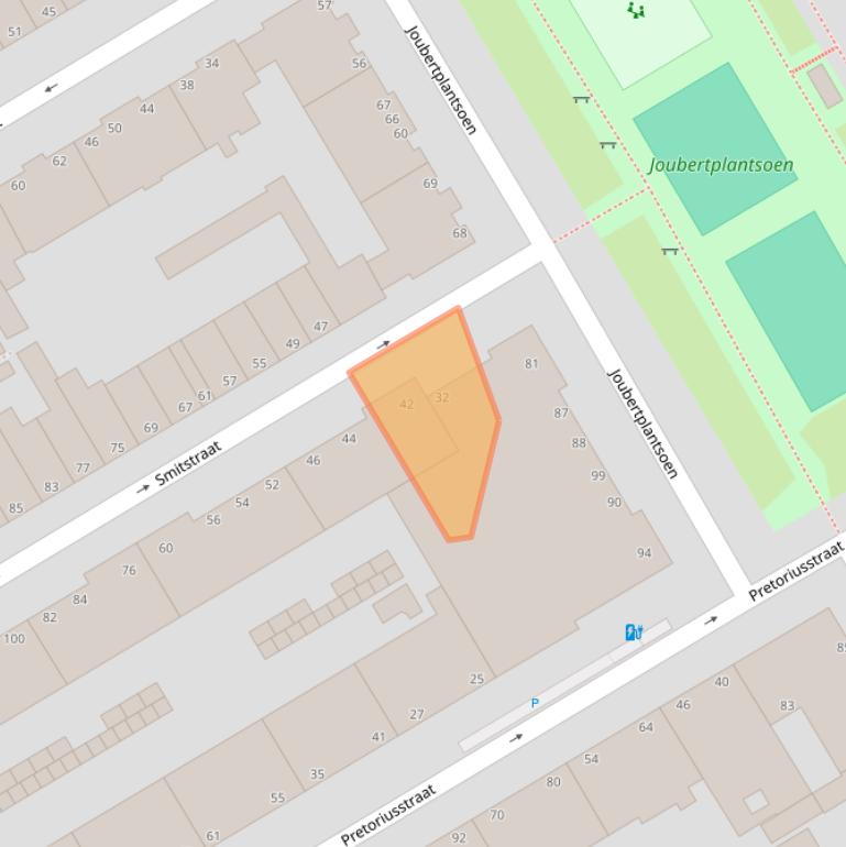 Kaart van postcodegebied 2571VR.