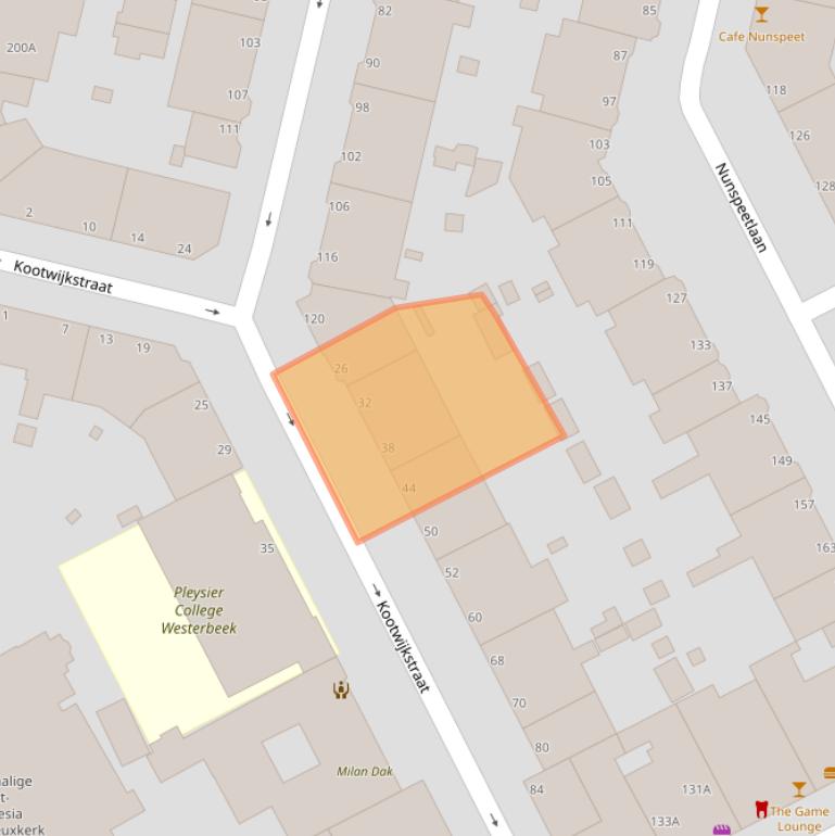 Kaart van postcodegebied 2573XR.