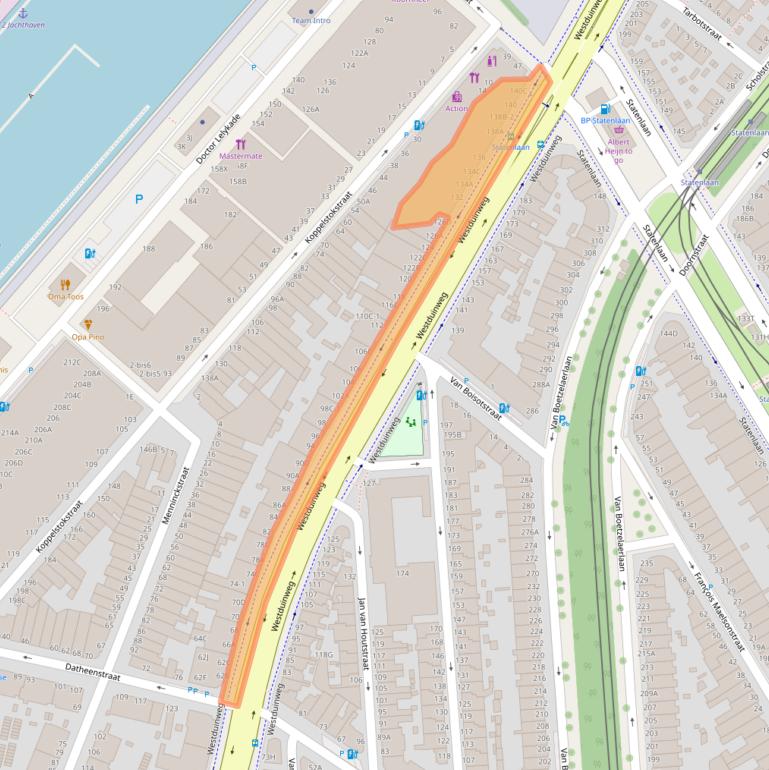 Kaart van postcodegebied 2583AD.