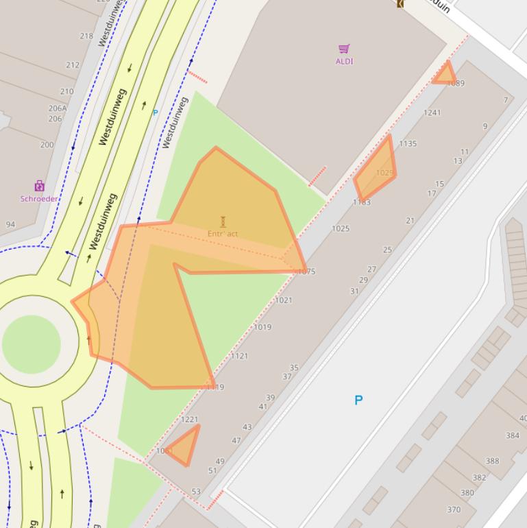 Kaart van postcodegebied 2583AR.