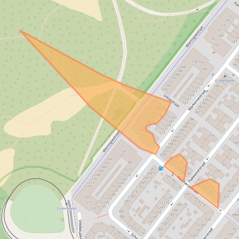 Kaart van postcodegebied 2583NJ.