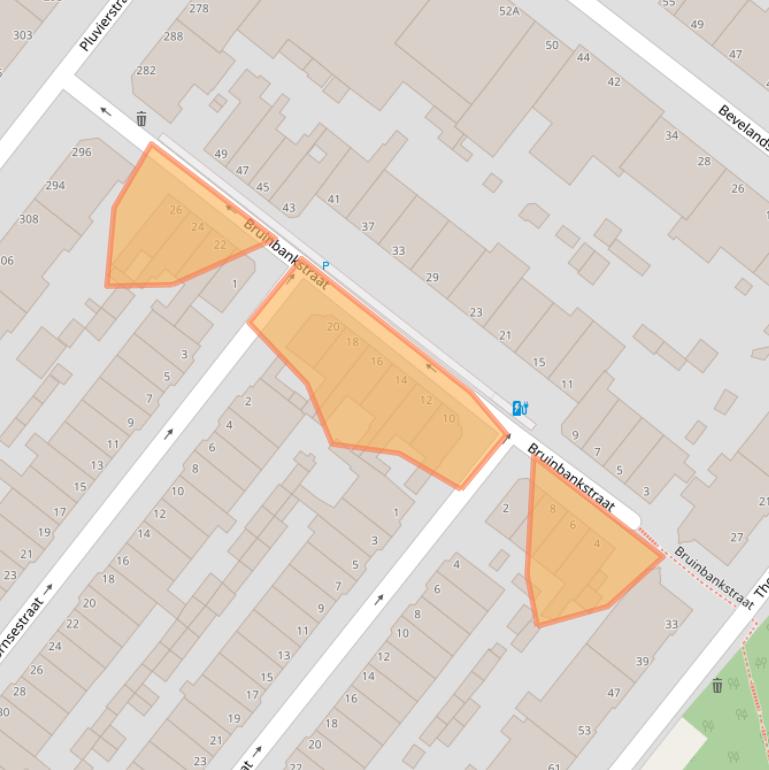 Kaart van postcodegebied 2583PD.