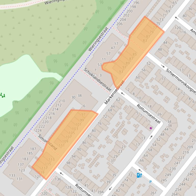 Kaart van postcodegebied 2583PH.