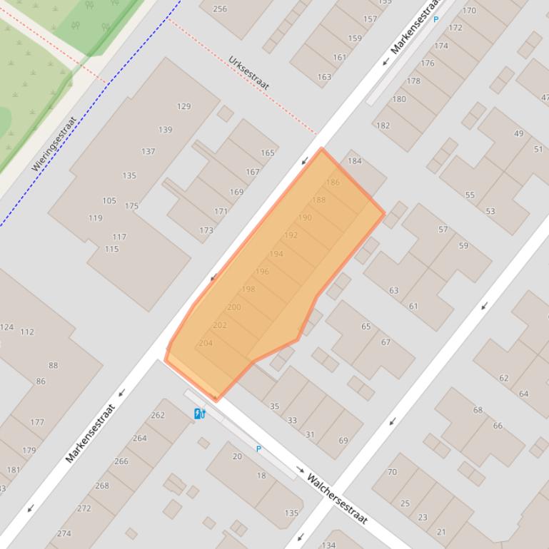 Kaart van postcodegebied 2583PX.