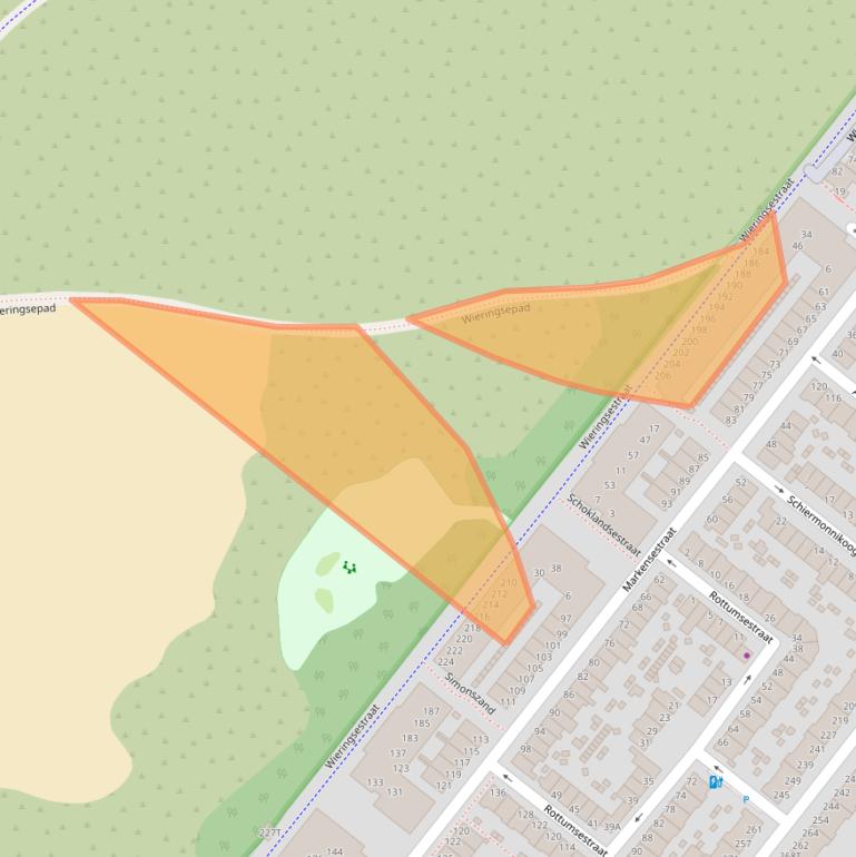 Kaart van postcodegebied 2583VE.