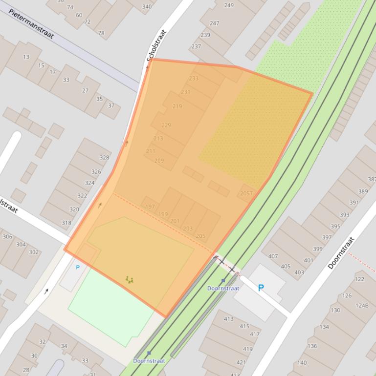 Kaart van postcodegebied 2583WR.