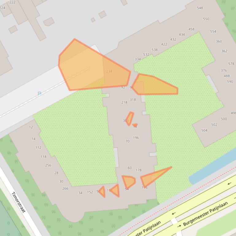 Kaart van postcodegebied 2585BL.