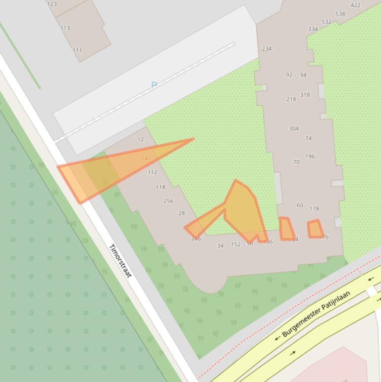 Kaart van postcodegebied 2585BM.