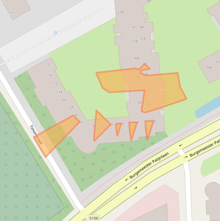 Kaart van postcodegebied 2585BN.