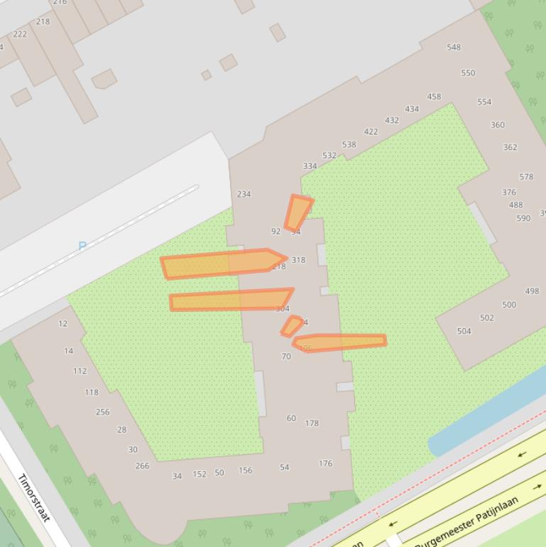 Kaart van postcodegebied 2585BP.