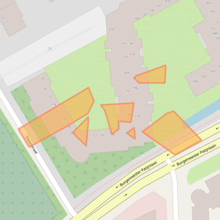 Kaart van postcodegebied 2585BR.