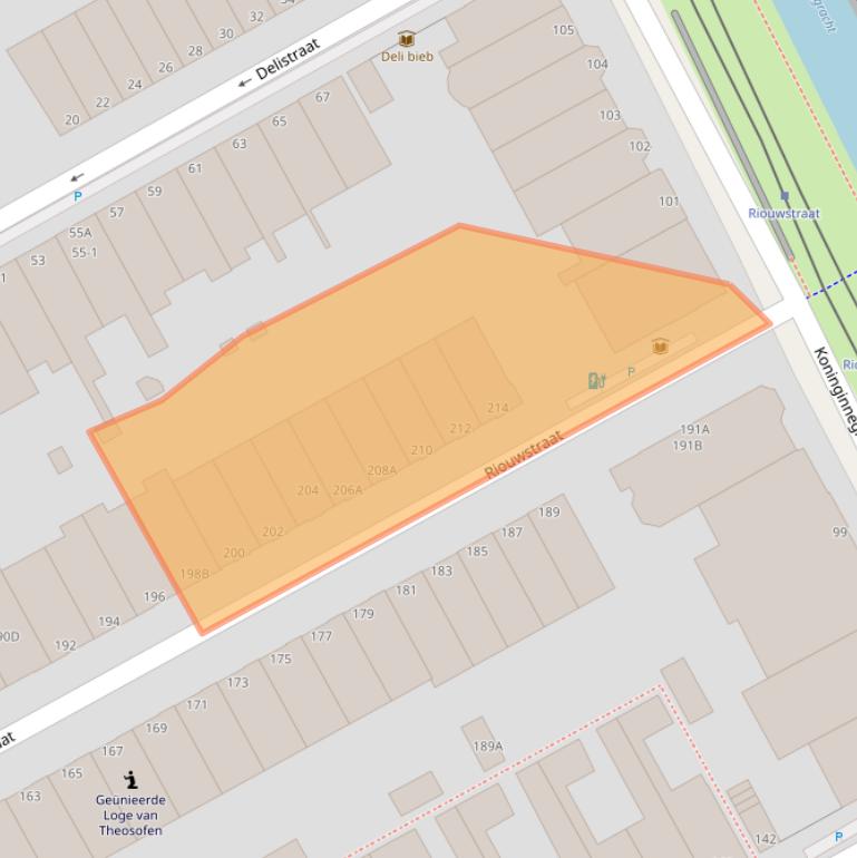 Kaart van postcodegebied 2585HZ.