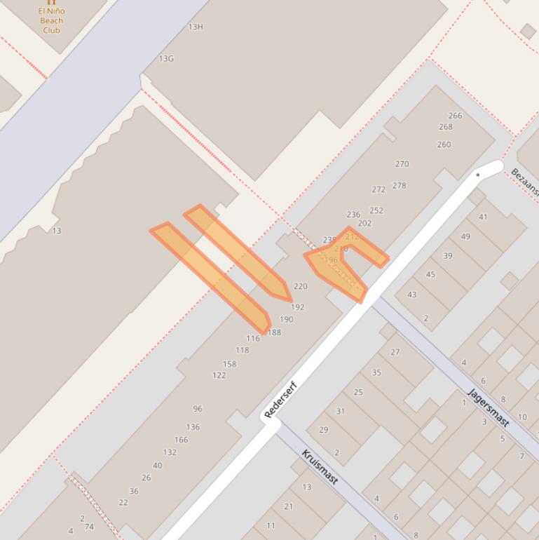 Kaart van postcodegebied 2586KG.