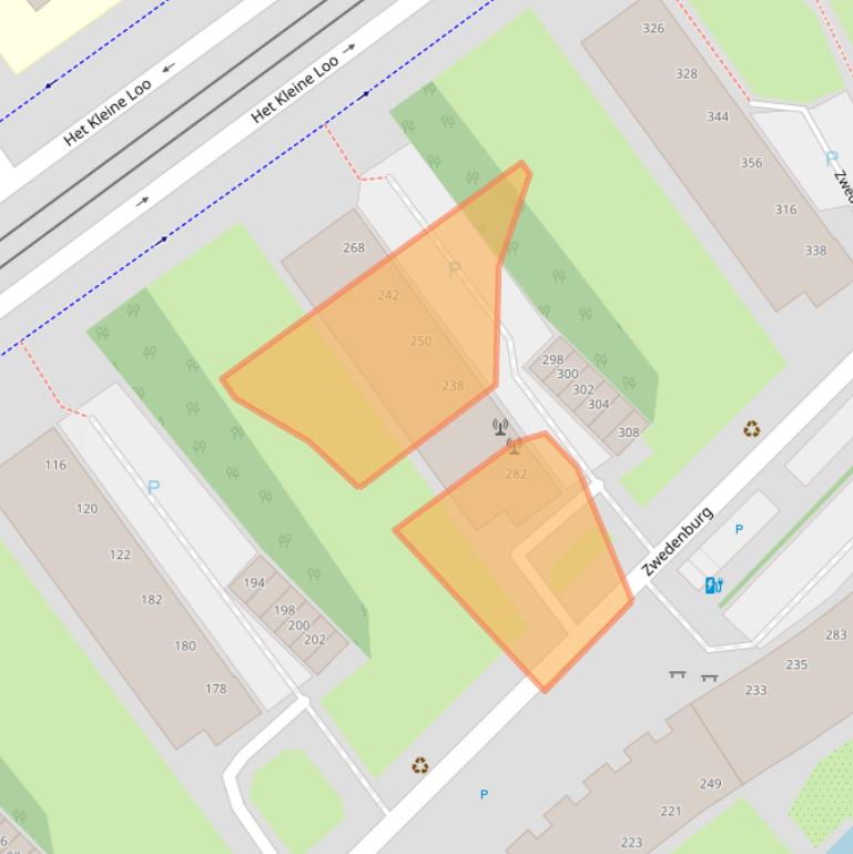 Kaart van postcodegebied 2591BL.