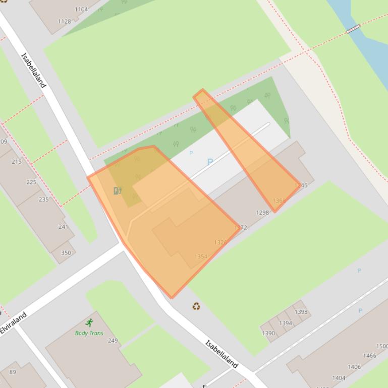 Kaart van postcodegebied 2591EA.