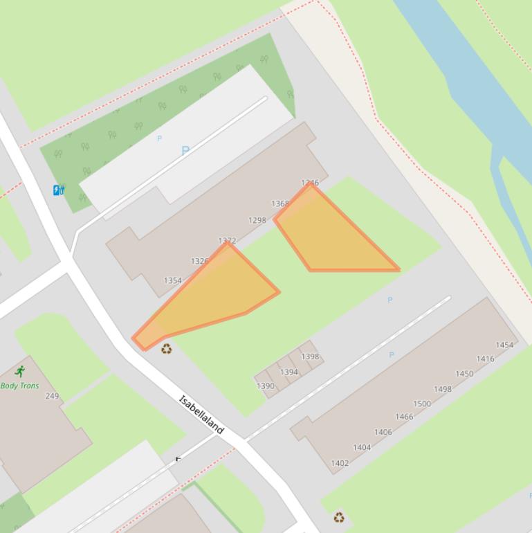 Kaart van postcodegebied 2591EC.