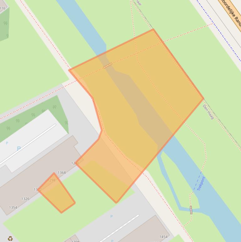 Kaart van postcodegebied 2591ED.