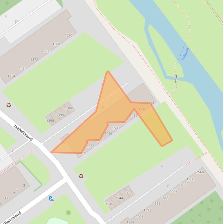 Kaart van postcodegebied 2591EH.