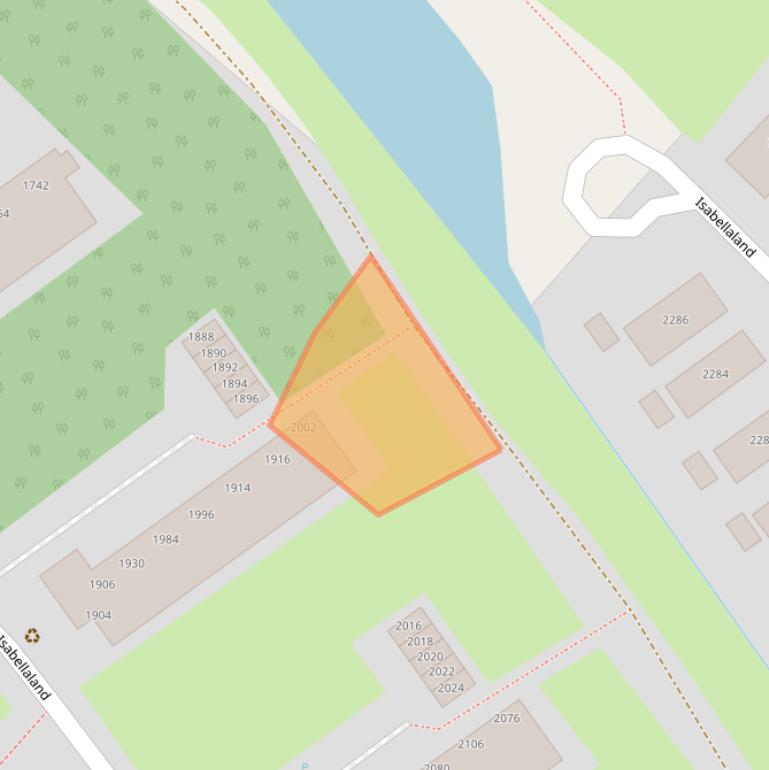 Kaart van postcodegebied 2591EV.