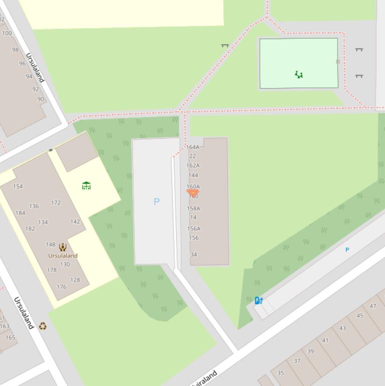 Kaart van postcodegebied 2591GH.