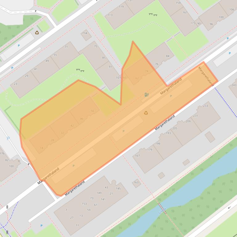 Kaart van postcodegebied 2591TP.