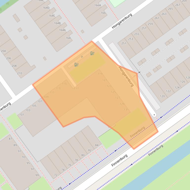 Kaart van postcodegebied 2591VK.