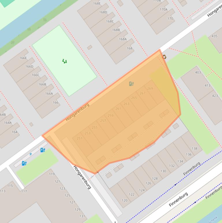 Kaart van postcodegebied 2591VM.