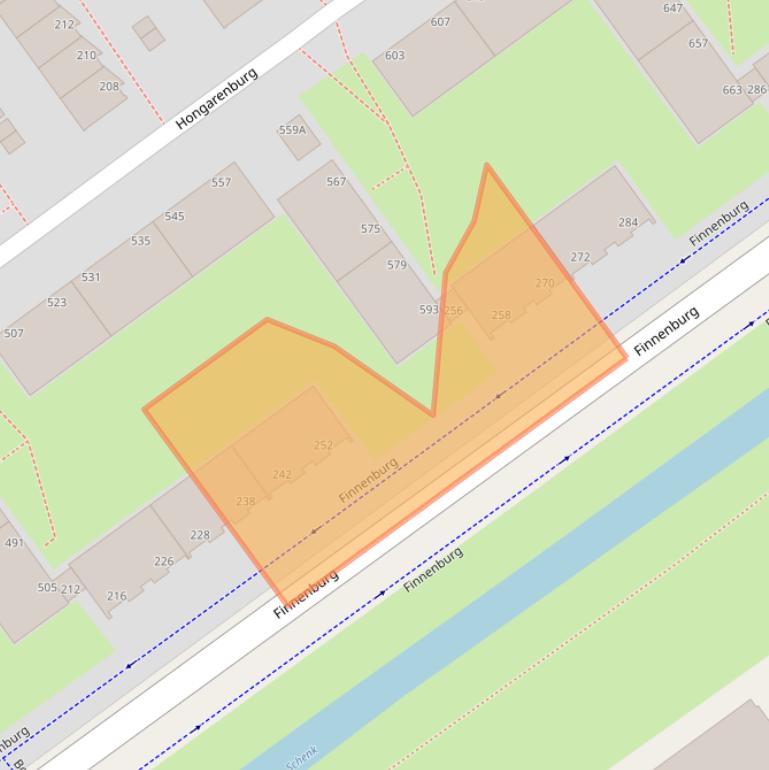 Kaart van postcodegebied 2591XX.