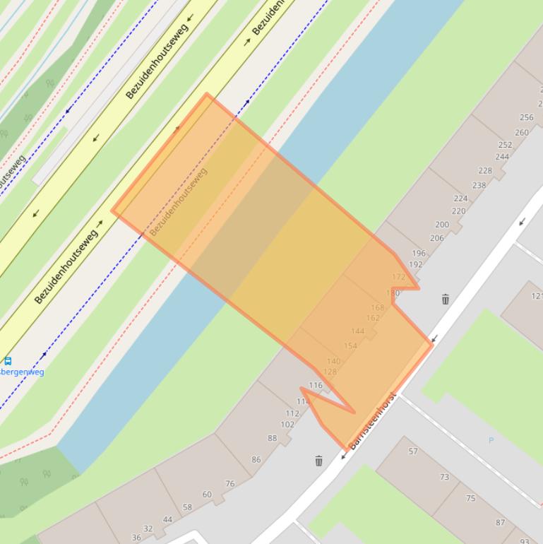 Kaart van postcodegebied 2592EM.