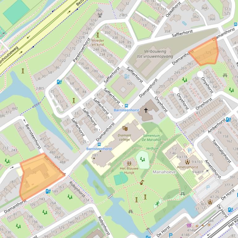 Kaart van postcodegebied 2592GH.