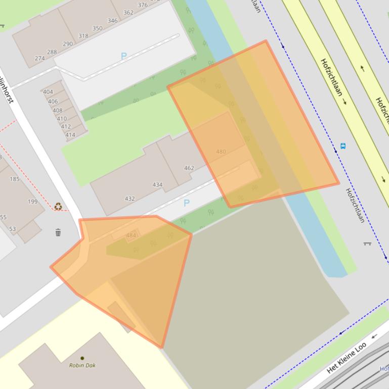 Kaart van postcodegebied 2592JH.