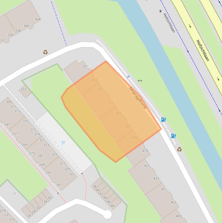 Kaart van postcodegebied 2592RM.