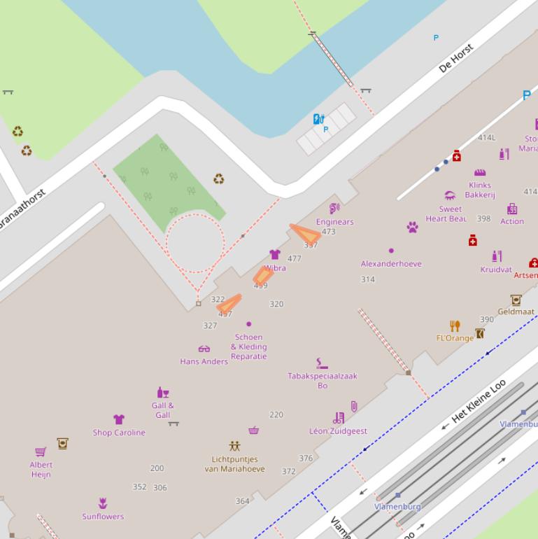 Kaart van postcodegebied 2592TB.