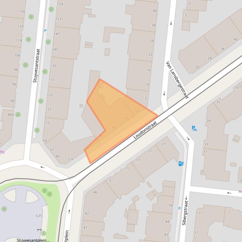 Kaart van postcodegebied 2593RW.