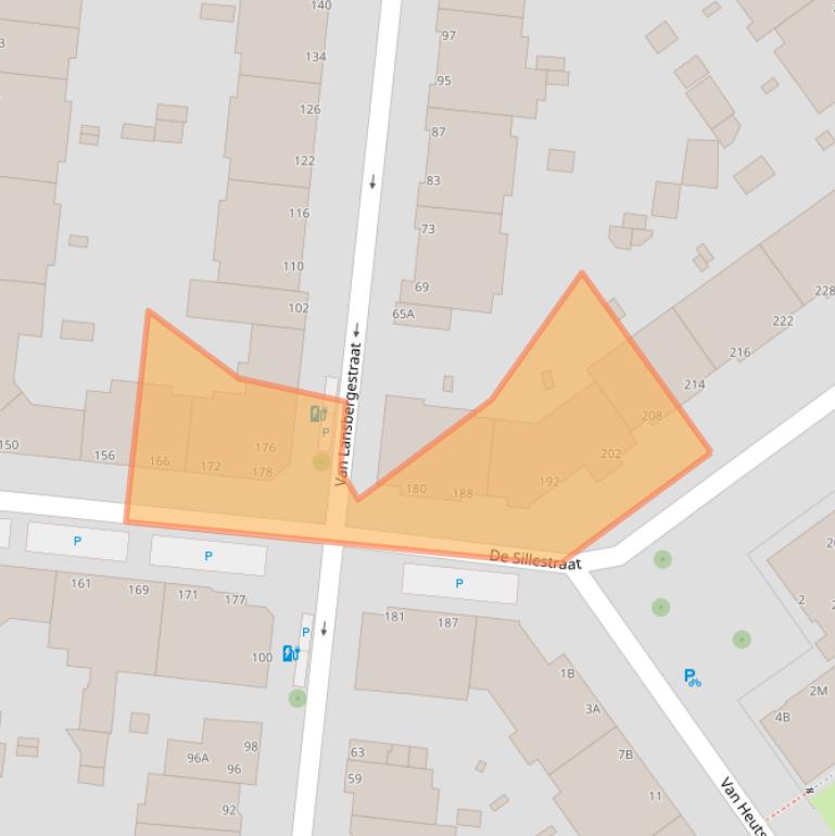 Kaart van postcodegebied 2593VC.