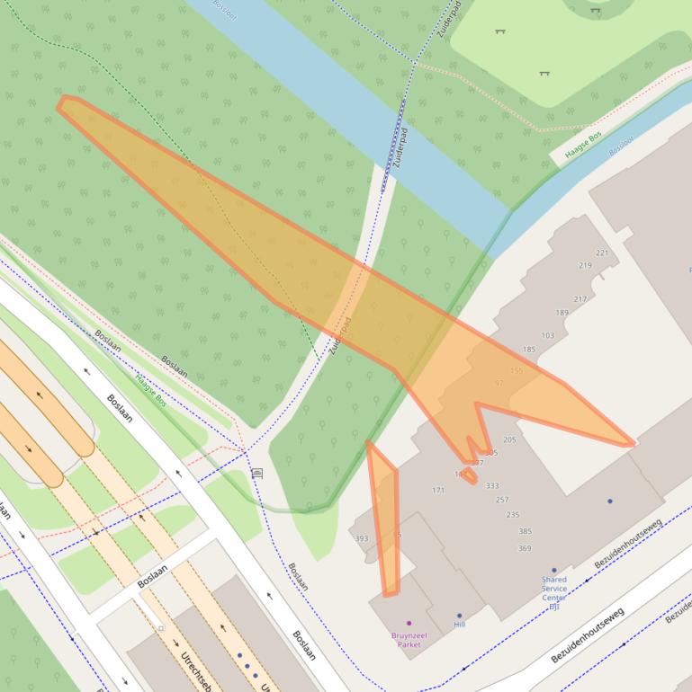 Kaart van postcodegebied 2594NC.