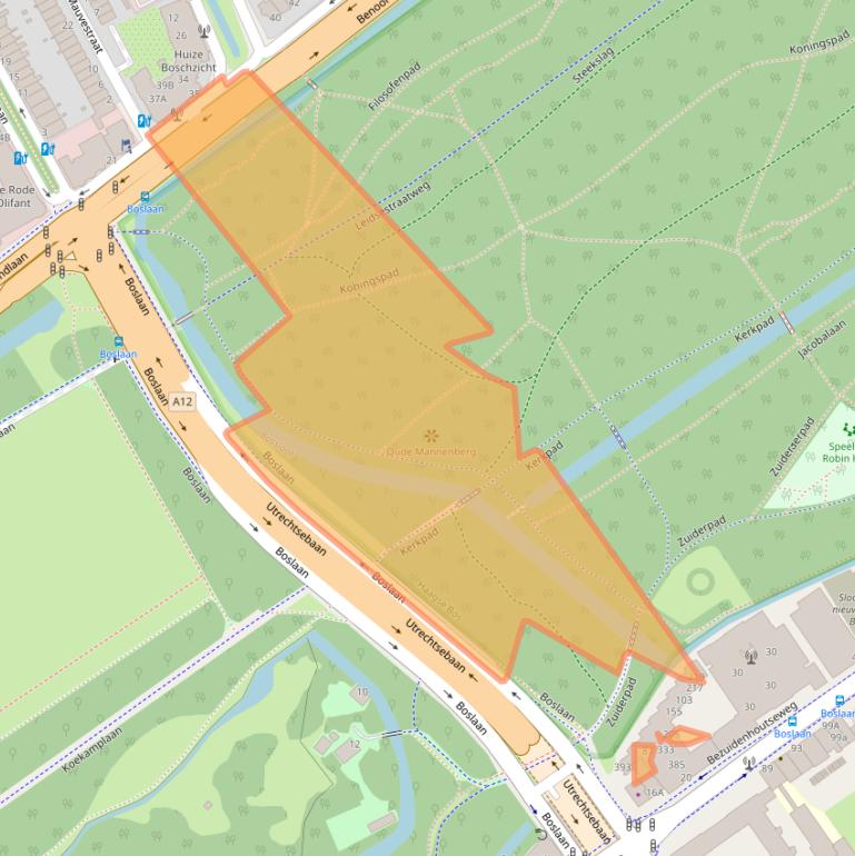 Kaart van postcodegebied 2594ND.