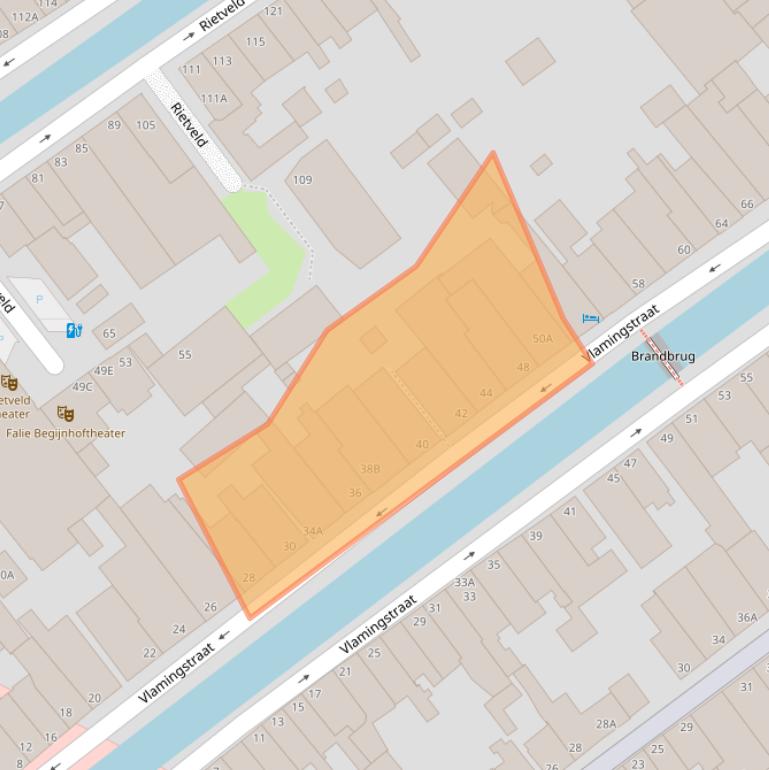 Kaart van postcodegebied 2611KX.