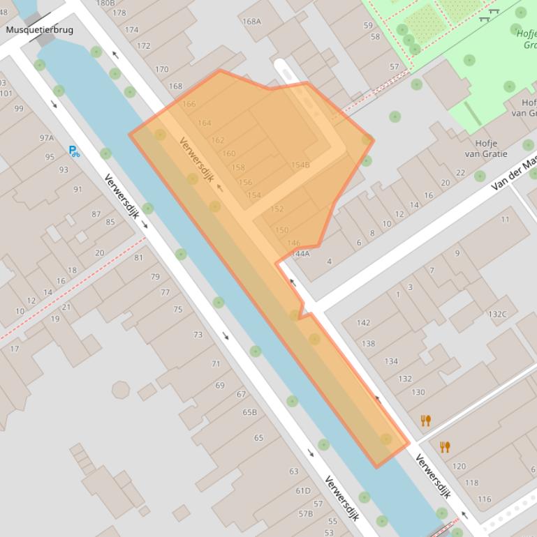 Kaart van postcodegebied 2611NM.