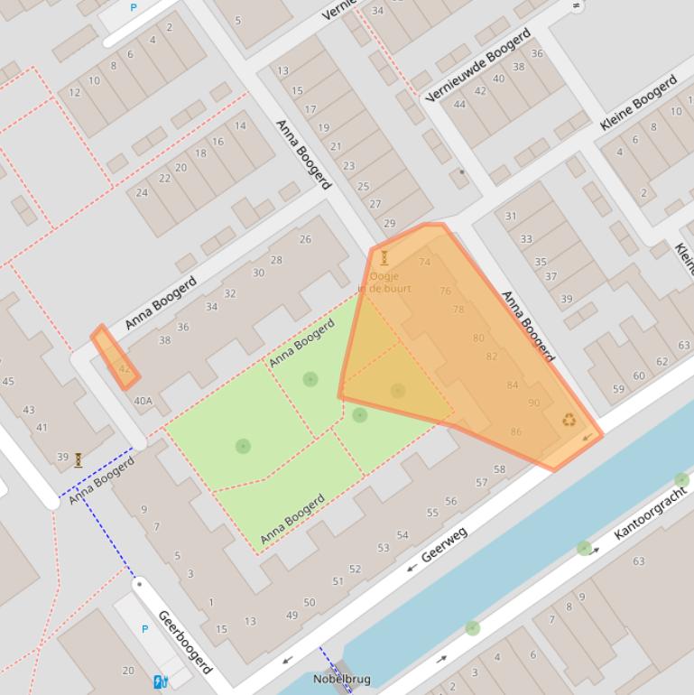 Kaart van postcodegebied 2611XC.