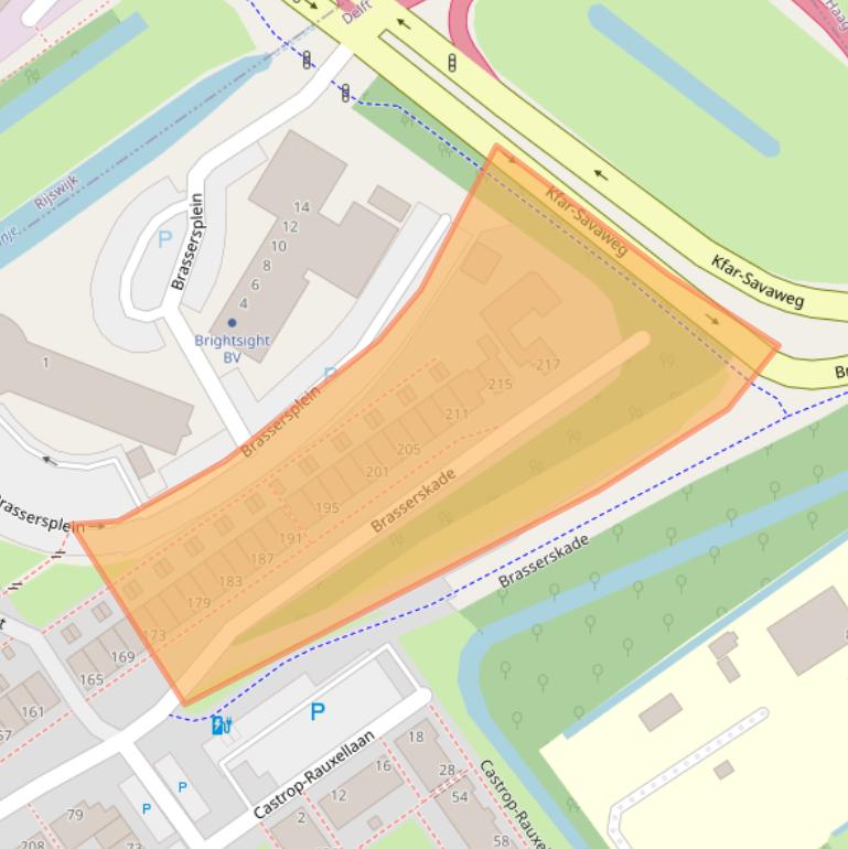 Kaart van postcodegebied 2612CD.