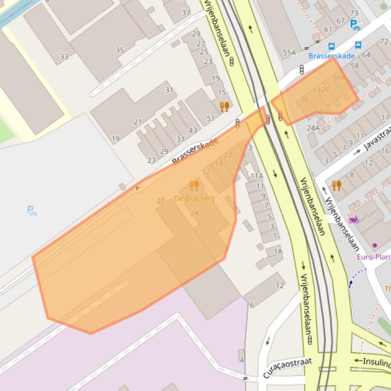 Kaart van postcodegebied 2612CE.